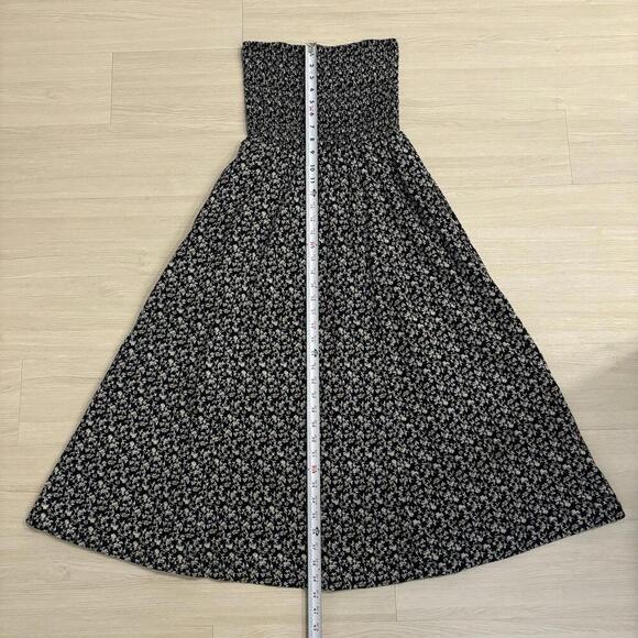 Veronica Beard Cornelia strapless smocked floral-print cotton midi dress Size XS - Picture 8 of 9